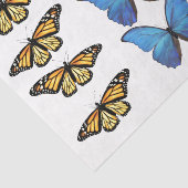 Mousseline Papillons - Déchoupage Papier Tissu (Détail)