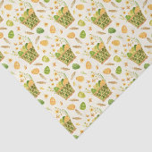 Mousseline Pâques Panier papier Tissu - mignon (Détail)