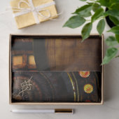 Mousseline Parrot Steampunk 1 Papier de découpage (Cadeau)