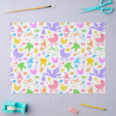 Mousseline Pastel coloré Papier Tissu Bébé (Artisanat)