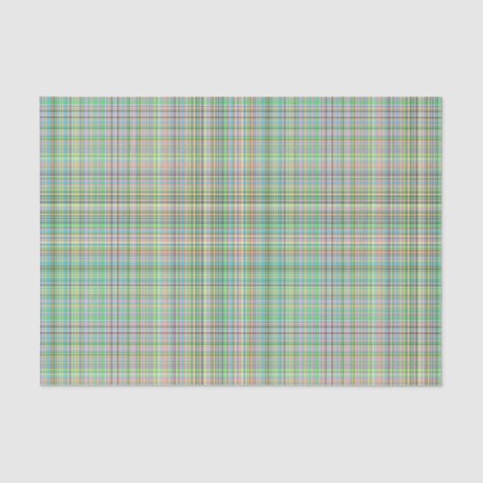 Mousseline Pastels au chocolat Plaid 16-TISSUE PAPIER WRAP (Recto)