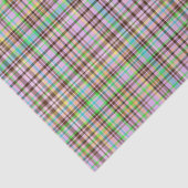 Mousseline Pastels au chocolat Plaid 30-TISSUE PAPIER WRAP (Détail)