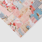 Mousseline Patchwork Shabby Chic Tissu Papier (Détail)