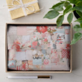 Mousseline Patchwork Shabby Chic Tissu Papier (Cadeau)
