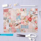 Mousseline Patchwork Shabby Chic Tissu Papier (Artisanat)