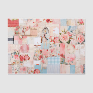 Mousseline Patchwork Shabby Chic Tissu Papier