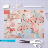 Mousseline Patchwork Shabby Chic Tissu Papier (Artisanat)
