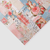 Mousseline Patchwork Shabby Chic Tissu Papier (Détail)