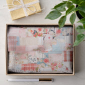 Mousseline Patchwork Shabby Chic Tissu Papier (Cadeau)