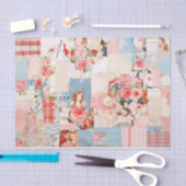 Mousseline Patchwork Shabby Chic Tissu Papier (Artisanat)