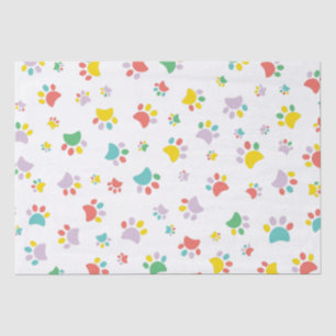 Mousseline Pâtes Joueuses : Ensemble de papier Tissu Paw Anim