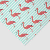 Mousseline Patte flamant rose - Papier de tissus d'art fin (Détail)