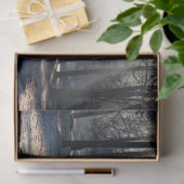 Mousseline Paysage forestier 23 Feuillet de papier de découpa (Cadeau)