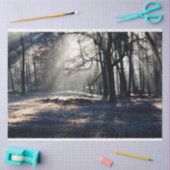 Mousseline Paysage forestier 23 Feuillet de papier de découpa (Artisanat)