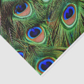 Mousseline Peacock Feathers Decoupage Tissu Papier (Détail)