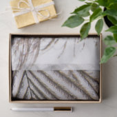 Mousseline Peacock Feed 3 Decoupage Tissu Papier (Cadeau)