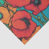 Mousseline Pépites dans le papier de découpage en fleurs (Détail)