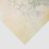 Mousseline Peter Rabbit (carotte) Tissu Papier (Détail)