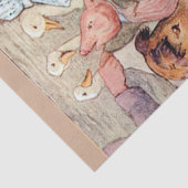 Mousseline Peter Rabbit (porcelets) Papier de tissus (Détail)