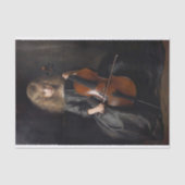 Mousseline Petite fille Jouer Cello 1 découpage papier (Recto)