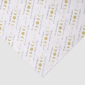 Mousseline Peu Importe Le Papier Tissu De La Lune De Phase (Détail)