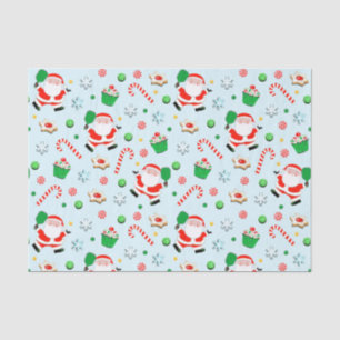 Mousseline Pickball Noël Vacances Tissu Papier