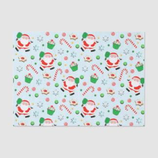 Mousseline Pickball Noël Vacances Tissu Papier