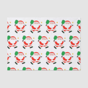 Mousseline Pickball Noël Vacances Tissu Papier