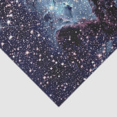 Mousseline Piliers de création Nebula Blue Slate papier de ti (Détail)