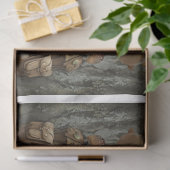 Mousseline Pixie Casquette beige papier de tissus (Cadeau)