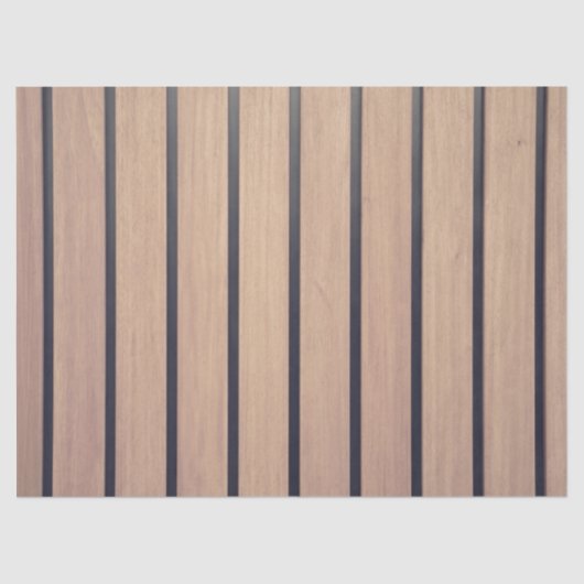 Mousseline planches de bois papier de tissu (Recto)