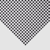 Mousseline Points noirs sur papier blanc (Détail)