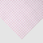 Mousseline Points rose pâle sur papier blanc (Détail)