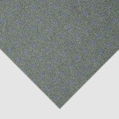 Mousseline POINTS verts avec points bleus FEUILLES DE PAPIER  (Détail)