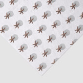 Mousseline Poisson étoilé en Dollar de sable Papier Tissu (Détail)