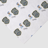 Mousseline Policier décoratif en papier de tissus (Détail)