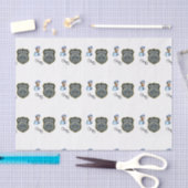 Mousseline Policier décoratif en papier de tissus (Artisanat)