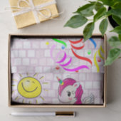 Mousseline Pony papier tissu (Cadeau)