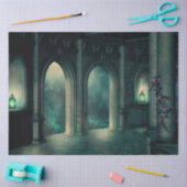 Mousseline Portes de palais Gothique 20x30 Découpage papier d (Artisanat)