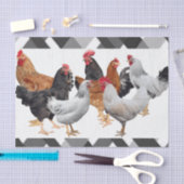 Mousseline Poulet de papier de tissus (Artisanat)