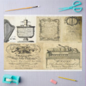 Mousseline Publicité d'instruments de musique papier découpag (Artisanat)