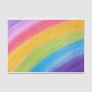 Mousseline quelque part sur le papier de tissu arc-en-ciel