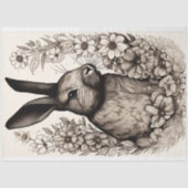 Mousseline Rabbit en ligne Art 2 Découpage papier (Recto)