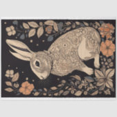 Mousseline Rabbit en ligne Art 3 Découpage papier (Recto)