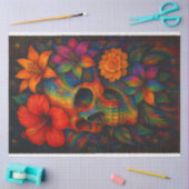Mousseline Rainbow LGBTQ Fierté Skull Découpage Papier (Artisanat)