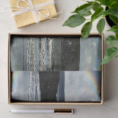 Mousseline Rainbow Seaside 20x30 papier de découpage (Cadeau)