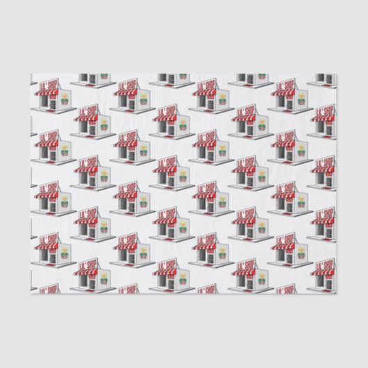 Mousseline Réalecteur de papier de tissus décoratif (Recto)