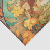 Mousseline REINE DES SAISONS beau papier découpage (Détail)