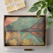 Mousseline REINE DES SAISONS beau papier découpage (Cadeau)