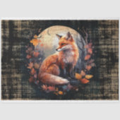 Mousseline Renard dans Moonlight 4 Découpage papier (Recto)